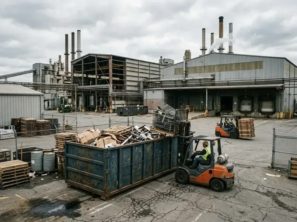 industrial-factory-scrap-conta-003 — frequently asked questions, Cheap Roll-off Dumpster Rentals in Bedford, IN